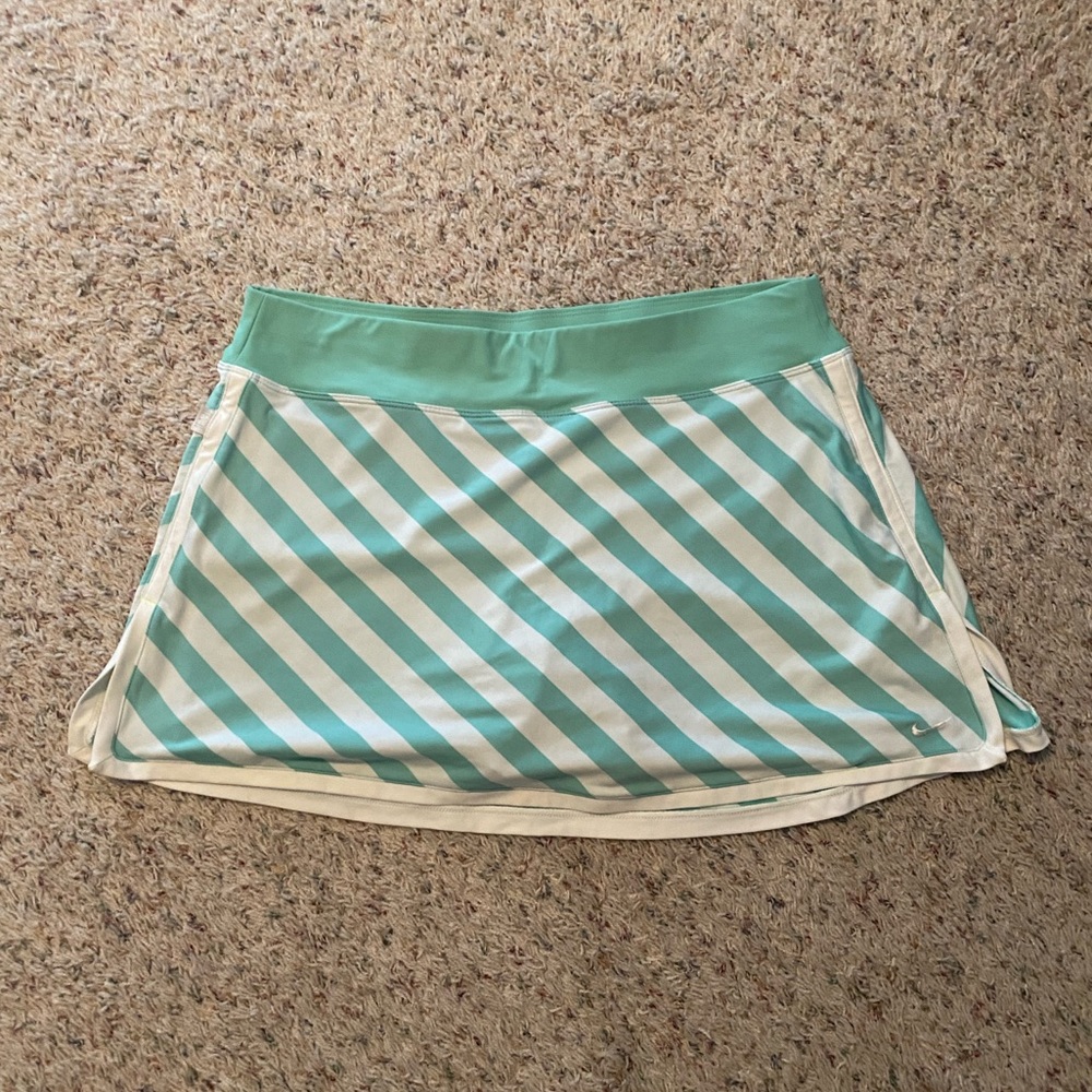 Nike Athletic Skort - Teal/White Stripe XL